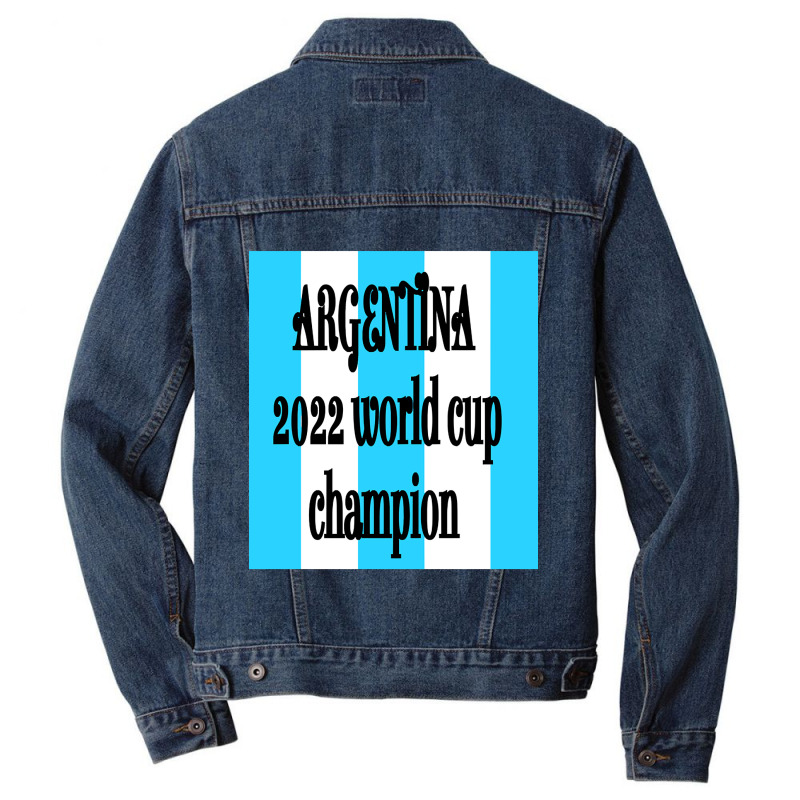 Argentina Champion Men Denim Jacket | Artistshot