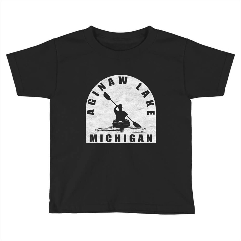 Aginaw Lake Kayaking Michigan Toddler T-shirt | Artistshot