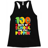 Kids100 Days Of School And Still Poppin Racerback Tank | Artistshot