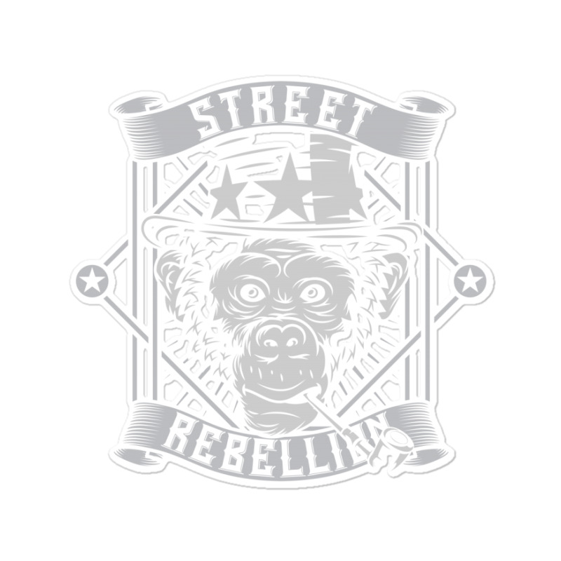 Monkey Street Rebellion Sticker | Artistshot