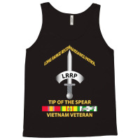 Badge - Lrrp - Tip Of The Spear - Vietnam Vet W Svc Tank Top | Artistshot