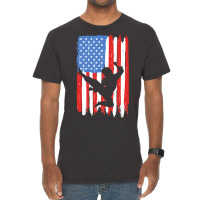 American Flag Kung Fu Graphic Vintage T-shirt | Artistshot