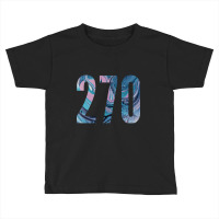 270 Area Code Zip Code Location Teal Blue Purple Toddler T-shirt | Artistshot