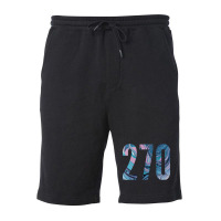 270 Area Code Zip Code Location Teal Blue Purple Fleece Short | Artistshot