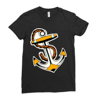 Anchor Traditional Tattoo Ladies Fitted T-shirt | Artistshot