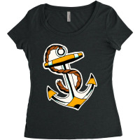 Anchor Traditional Tattoo Women's Triblend Scoop T-shirt | Artistshot