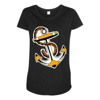 Anchor Traditional Tattoo Maternity Scoop Neck T-shirt | Artistshot