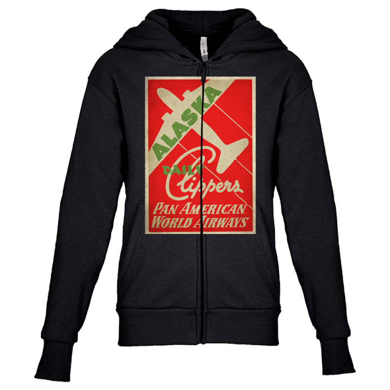 Alaska Clipper Youth Zipper Hoodie by stumbledfeatures425 | Artistshot