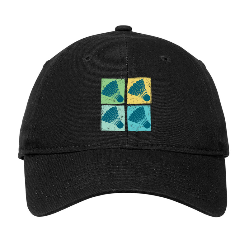 Badminton - Shuttlecocks Pop Art Adjustable Cap by cryingdappled109 | Artistshot