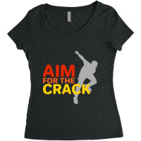 Aim For That Wickets Women's Triblend Scoop T-shirt | Artistshot