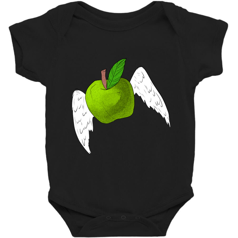 Angel Apple Green Baby Bodysuit by dealgummy642 | Artistshot