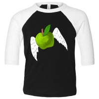 Angel Apple Green Toddler 3/4 Sleeve Tee | Artistshot