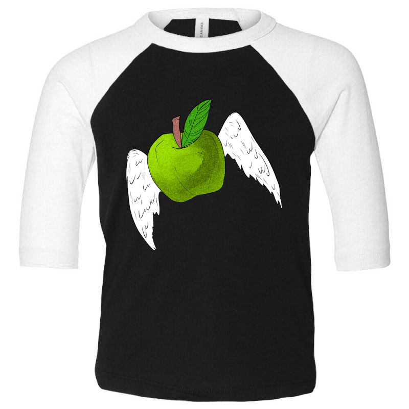 Angel Apple Green Toddler 3/4 Sleeve Tee by dealgummy642 | Artistshot