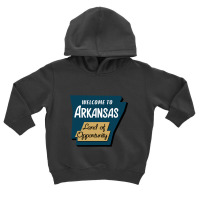 Arkansas - Land Of Opportunity Toddler Hoodie | Artistshot