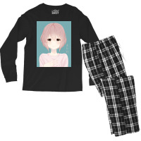 A Silent Voice - Nishimiya Shouko Men's Long Sleeve Pajama Set | Artistshot