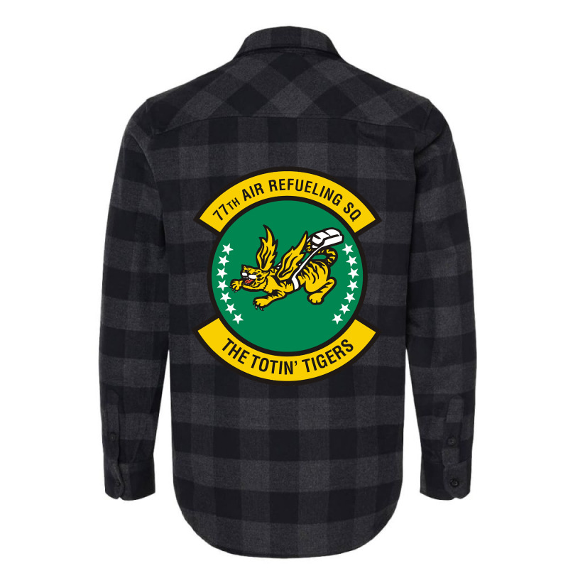 77 Air Refueling Squadron Afrc (u.s. Air Force) Flannel Shirt by nourishnormally484 | Artistshot