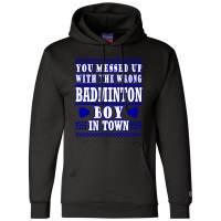 Badminton Badminton Racket Birdy Shuttlecock Champion Hoodie | Artistshot