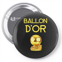 Ballon D'or Pin-back Button | Artistshot