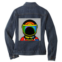 Astronaut Ladies Denim Jacket | Artistshot