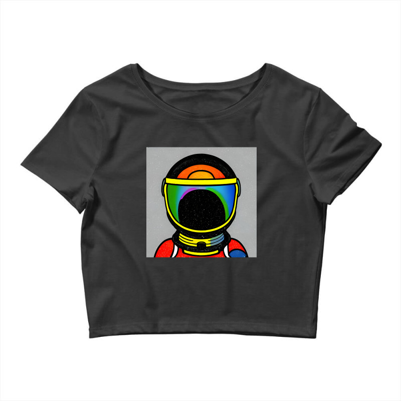 Astronaut Crop Top by brushdatum98 | Artistshot