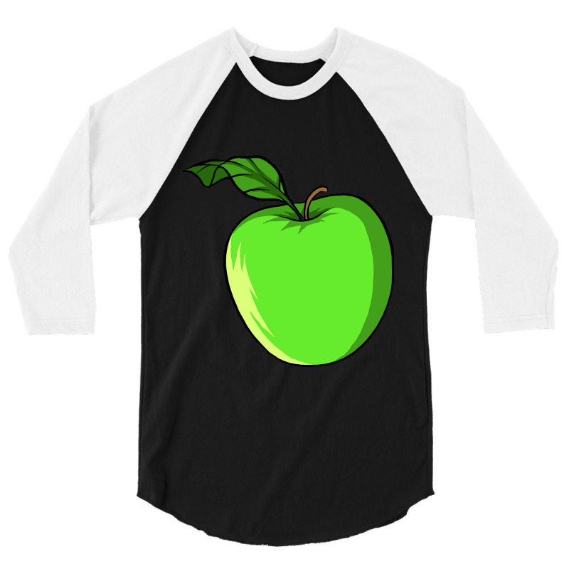 Apple - Fruit Health Gym Fitness 3/4 Sleeve Shirt by dealgummy642 | Artistshot