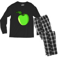 Apple - Fruit Health Gym Fitness Men's Long Sleeve Pajama Set | Artistshot