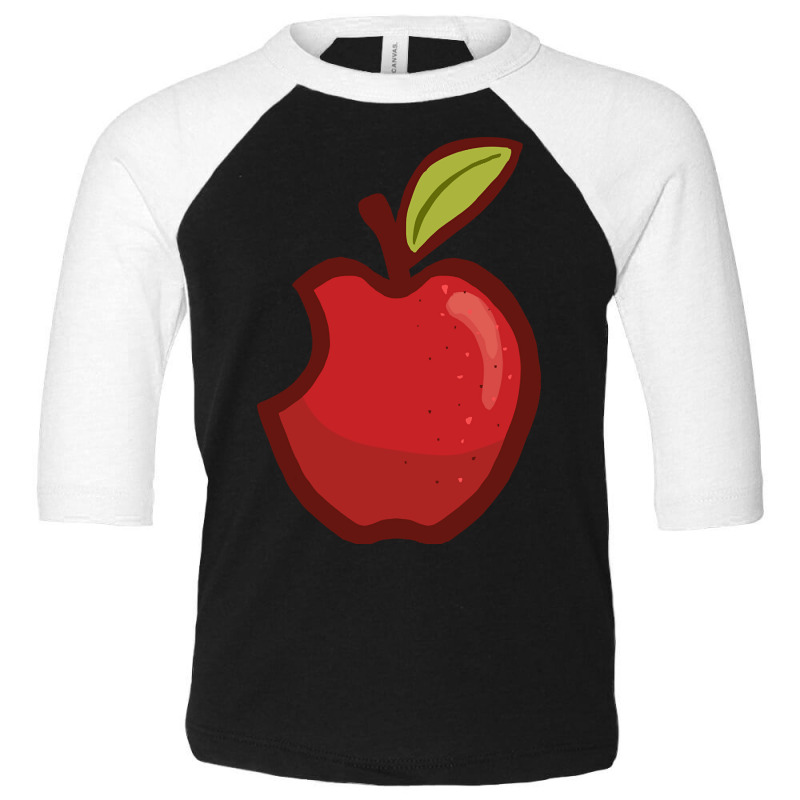 Apple Cartoon Toddler 3/4 Sleeve Tee by resaleberries875 | Artistshot