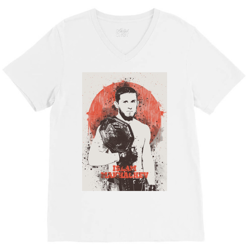 Islam Makhachev V-neck Tee | Artistshot