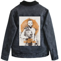 Leon Edwards Painting Art Unisex Sherpa-lined Denim Jacket | Artistshot