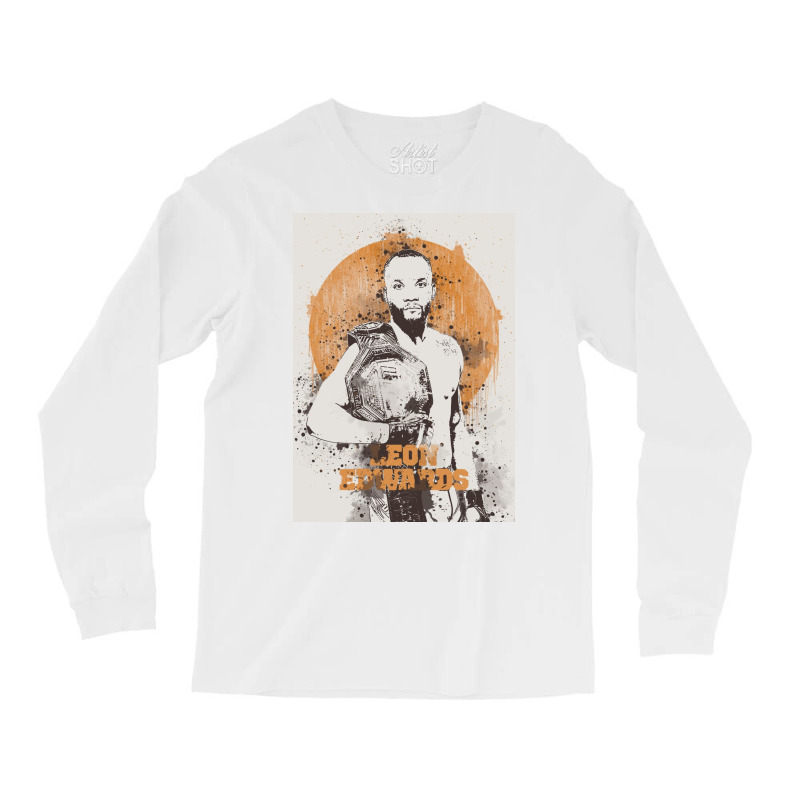 Leon Edwards Painting Art Long Sleeve Shirts | Artistshot