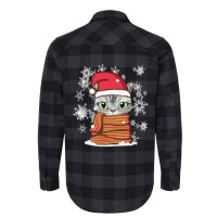 Cat Christmas Lovely Cat Christmas Flannel Shirt | Artistshot