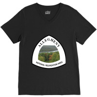 Allegheny National Recreation Area Trail Marker V-neck Tee | Artistshot