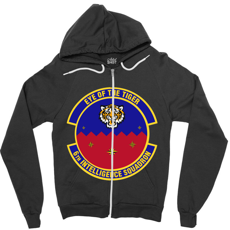 6th Intelligence Squadron (u.s. Air Force) Zipper Hoodie | Artistshot