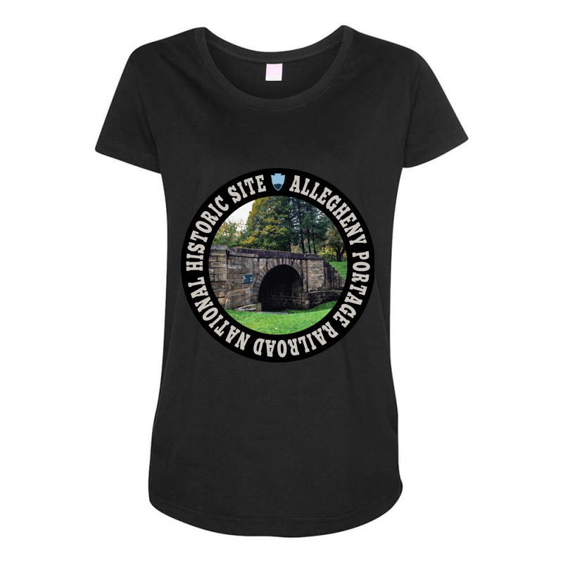 Allegheny Portage Railroad National Historic Site Circle Maternity Scoop Neck T-shirt by mysofiazo | Artistshot