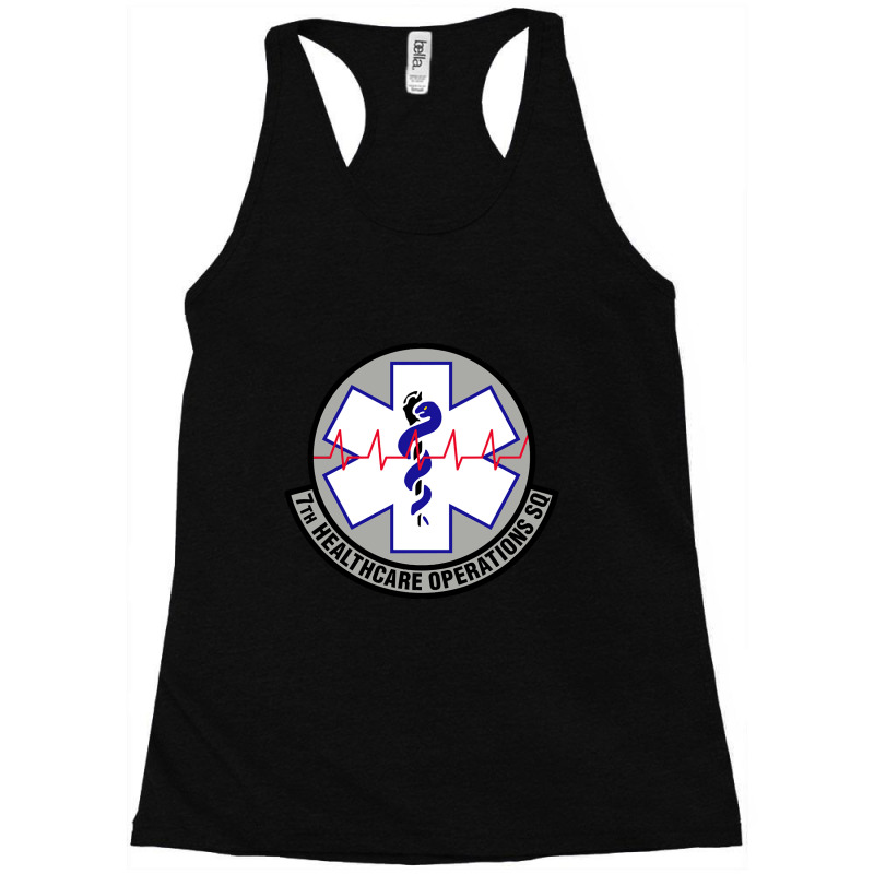 7 Healthcare Operations Squadron Afgsc (u.s. Air Force) Racerback Tank | Artistshot