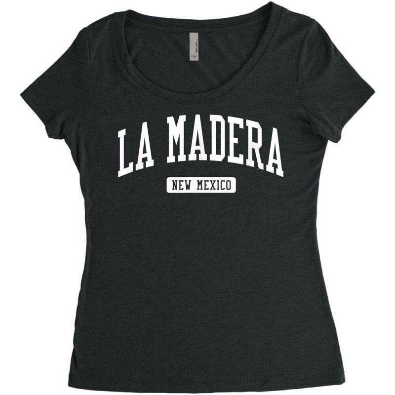 La Madera New Mexico Nm Vintage Athletic Sports Design T Shirt Women's Triblend Scoop T-shirt by alysestick8m7 | Artistshot