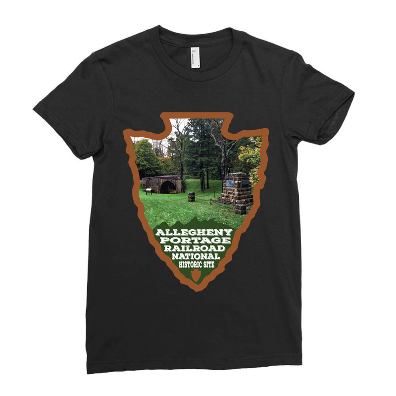 Allegheny Portage Railroad National Historic Site Photo Arrowhead Ladies Fitted T-Shirt by mysofiazo | Artistshot