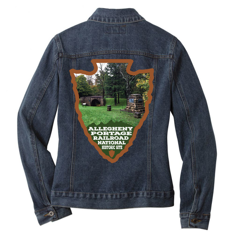 Allegheny Portage Railroad National Historic Site Photo Arrowhead Ladies Denim Jacket by mysofiazo | Artistshot