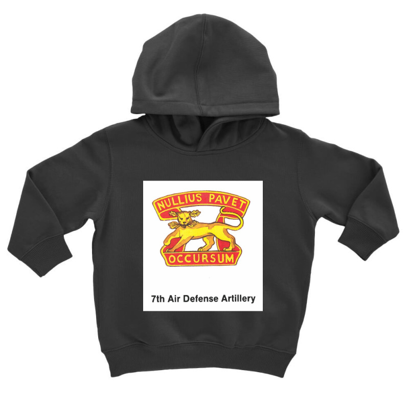 7th Air Defense Artillery (left Version) Toddler Hoodie | Artistshot