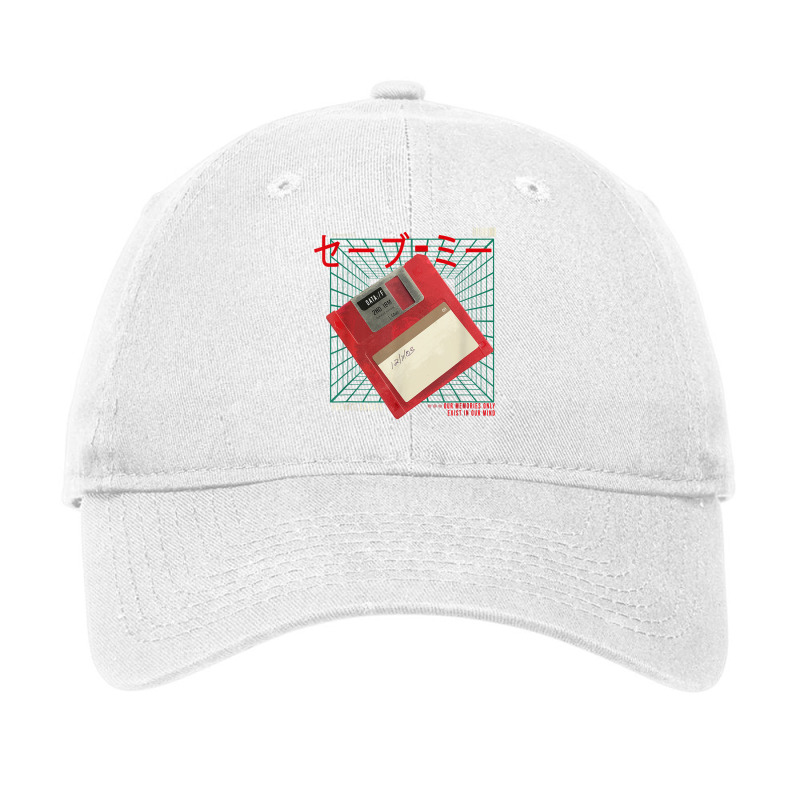 Vaporwave Aesthetic Style Floppy Disk 90s Japanese Otaku T Shirt Adjustable Cap | Artistshot