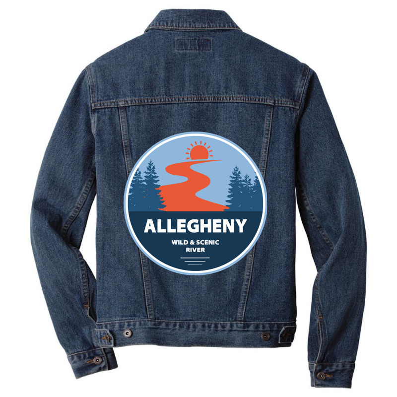 Allegheny Wild And Scenic River Men Denim Jacket | Artistshot