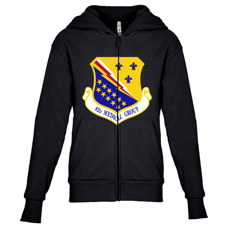 82d Medical Group (u.s. Air Force) Youth Zipper Hoodie by nourishnormally484 | Artistshot