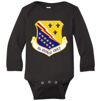 82d Medical Group (u.s. Air Force) Long Sleeve Baby Bodysuit | Artistshot