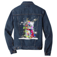 Christmas Cat Cute Baby Cat Christmas Men Denim Jacket | Artistshot