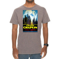 Charlie Chaplin, City Lights, 1931 Theatrical Release Poster Classic S Vintage T-shirt | Artistshot