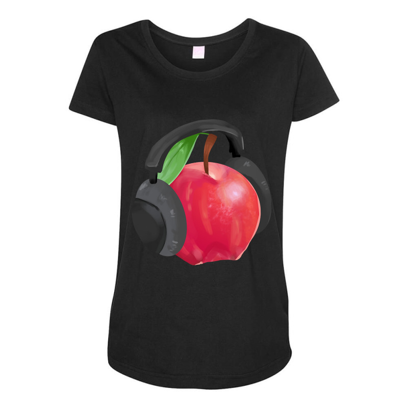 Apple Jammin Maternity Scoop Neck T-shirt by resaleberries875 | Artistshot