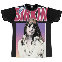 Jane Birkin Design Rétro Francophile Graphic T-shirt | Artistshot