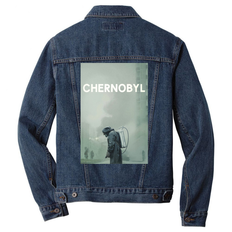 Radiation Poster Humor Men Denim Jacket | Artistshot