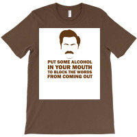 Ron Swanson Poster Girl T-shirt | Artistshot