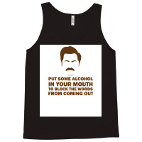 Ron Swanson Poster Girl Tank Top | Artistshot